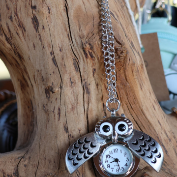 Owl Pocket Watch